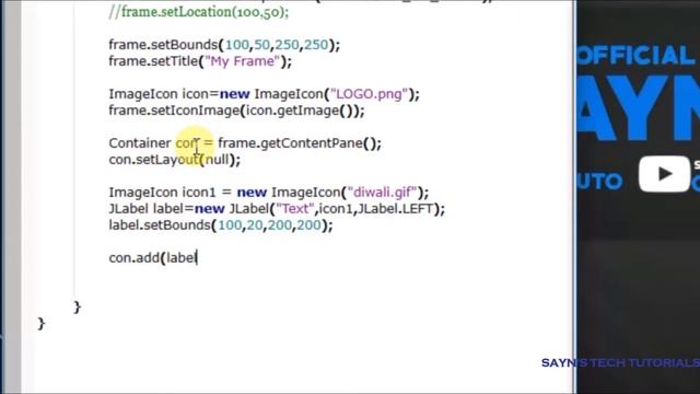 JTextField Bounds, Icon, Alignment | Java Swing Tutorial #006 смотреть онлайн
