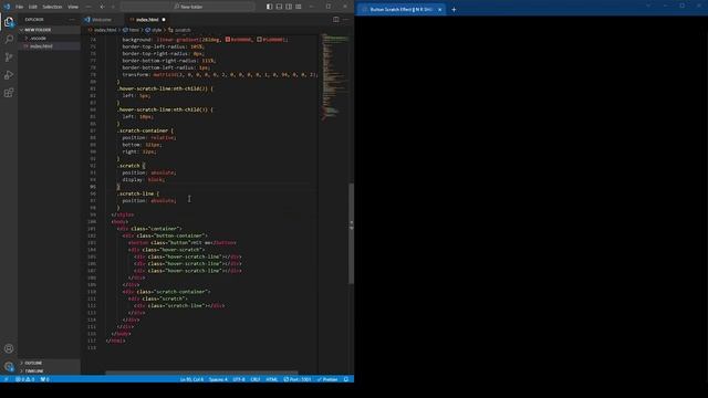 Create A Unique And Interactive Button For Your Website With An Awesome Css Button Scratch Effect! смотреть онлайн