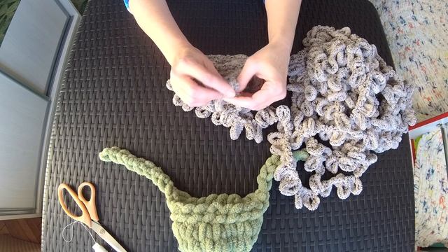 Шапка для собачки из Ализе пуффи 2 смотреть онлайн