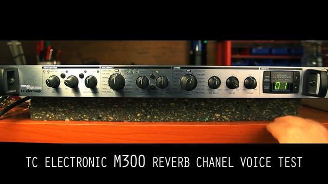 Tc Electronic M300 Reverb Chanel Voice Test