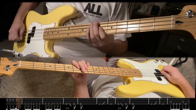 Converge - Dark Horse - Bass Playthrough With Tab - #bass #tablature #basstab #musiclesson #converg