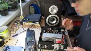 КУДА пропала ПОЛОВИНА усилителя?... Ремонт колонок Микролаб А6201, замена микросхемы, обзор колонок