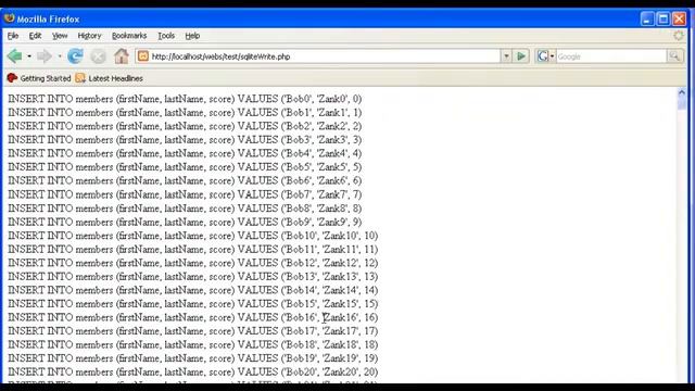 SQLite3 Writing Data Using PDO 4 смотреть онлайн