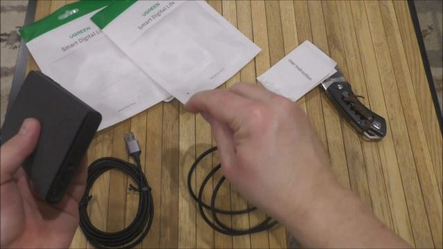 Посылка с Aliexpress.Кабель Ugreen type-c. смотреть онлайн