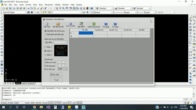 Cài đặt DPSurvey và khởi tạo DPSurvey trên Autocad смотреть онлайн
