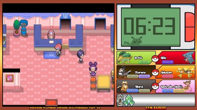Pokemon Platinum Walkthrough Part 4 - Hearthome City & Gym Leader Fantina (SPEED UP!) смотреть онлайн