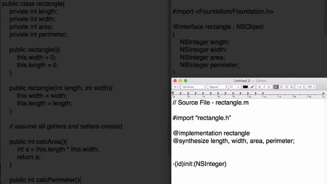 Learning Objective C For The iPhone - Module 1 - Converting Java to Objective-C - Part 1 of 3 смотреть онлайн