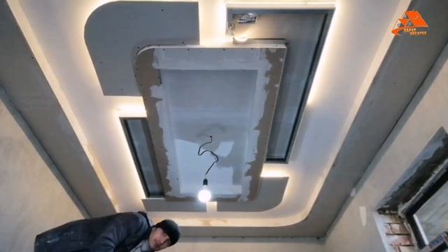 ДО&ПОСЛЕ ХАЙ-ТЕК потолок полный обзор Before & After Hi-tech ceiling full review!!! смотреть онлайн
