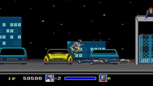 Игра ЛУННАЯ ПОХОДКА МАЙКЛА ДЖЕКСОНА (Moonwalker) на Сеге смотреть онлайн