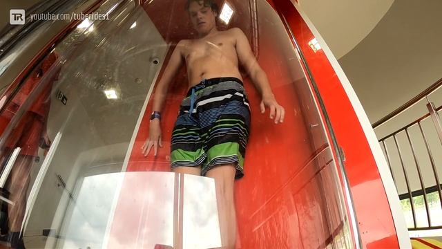 First AquaLoop Slide in Poland! | Wodny Park Tychy смотреть онлайн