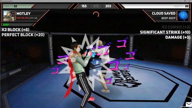 Drunken Wrestlers 2  | How To Practice Perfect Block!