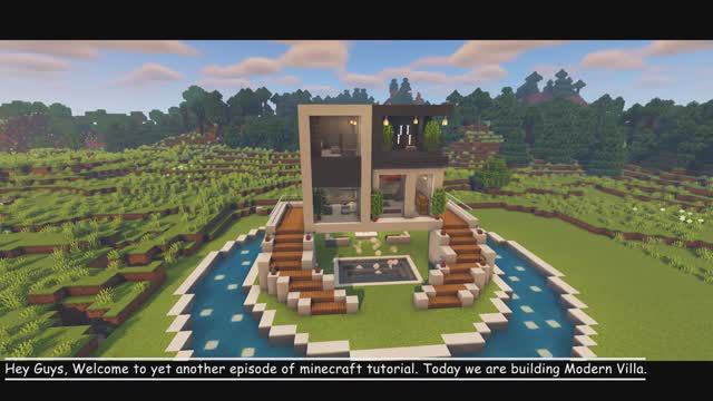 Майнкрафт (Minecraft) - Как построить небольшой современный Дом, учебное пособие смотреть онлайн