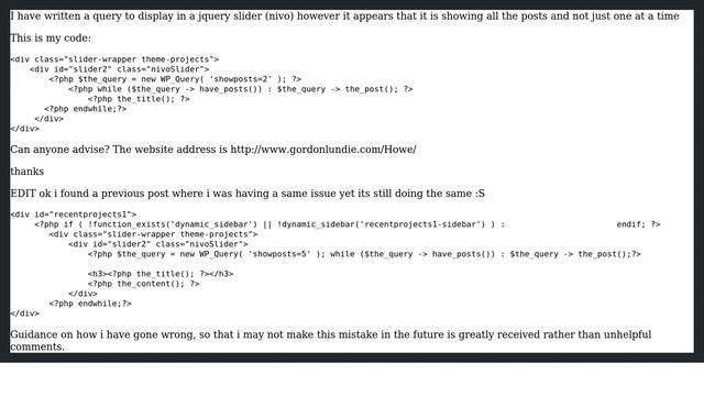 Wordpress: Wordpress Query showing multiple titles смотреть онлайн