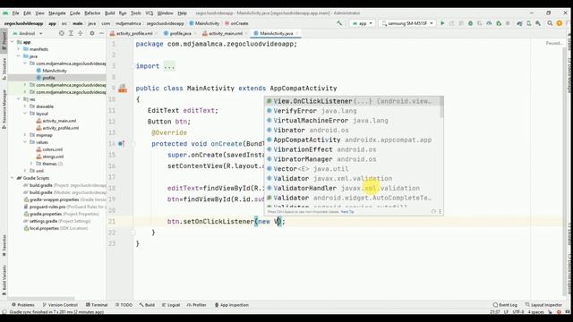 Android Video Calling App Tutorial |ZEGOCLOUD video call SDK |Android studio tutorial | 2023|MDJama смотреть онлайн
