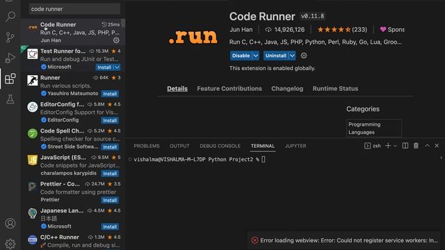 How to setup Python in Visual Studio Code and install extensions смотреть онлайн