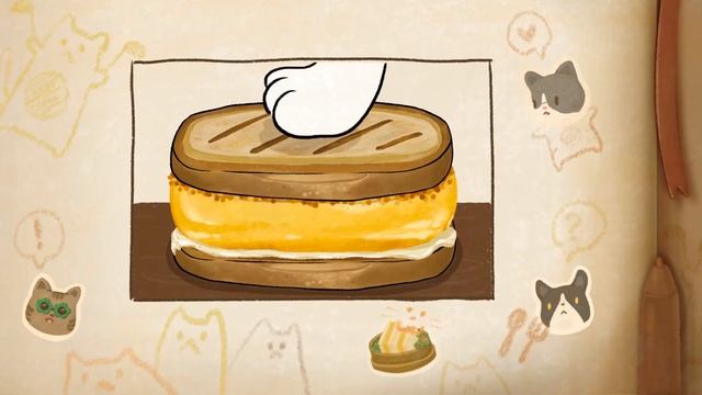 Cats & Soup : Cat's Egg Sandwich Cooking & Mukbang?? ?❤️