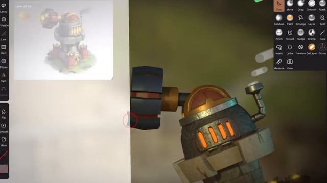 Tower Big cannon Speed Sculpt On The iPad | Nomad part 2 смотреть онлайн
