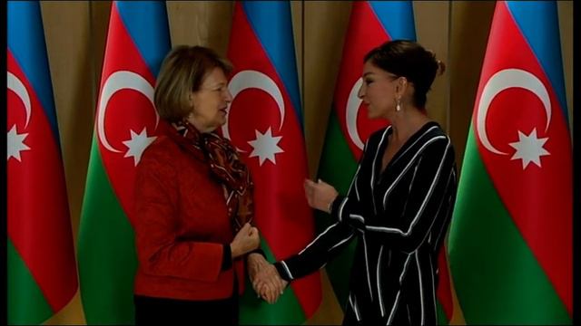 Мехрибан Алиева встретилась с торговым посланником премьер-министра Великобритании по Азербайджану смотреть онлайн