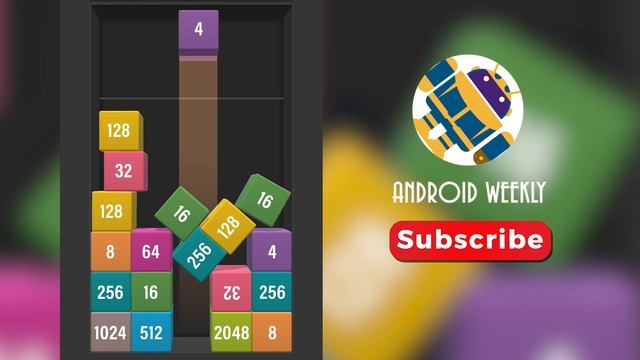 Drop Block 3D - 2048 Merge Games | Get 4096 X2