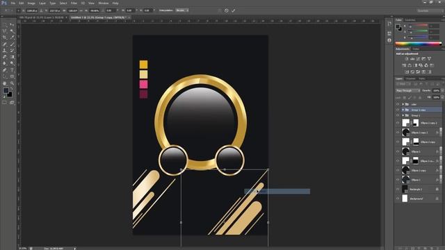 How to Design a Night Party (Flyer- Poster) in Photoshop Cs6 / CC смотреть онлайн