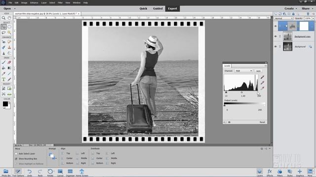 How You Can Do a Photoshop Elements Convert Negative to Positive Effect - Basics Tutorial смотреть онлайн