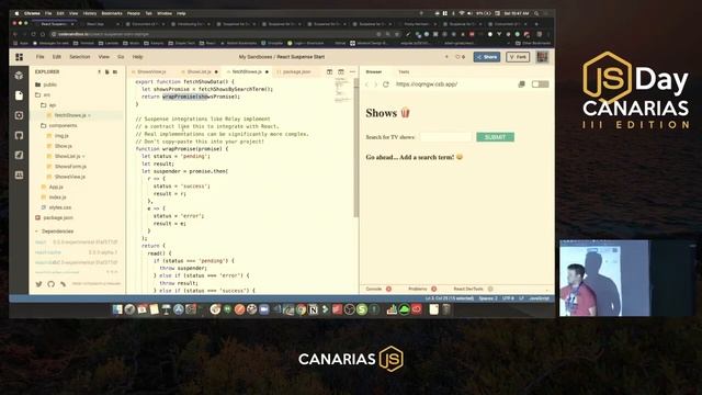 JSDay Canarias 2019 React Suspense смотреть онлайн