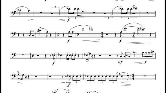 John Adams, Doctor Atomic Symphony - I mvt (Tuba excerpt) смотреть онлайн