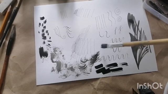 Графика тушью, рисунок ворона смотреть онлайн