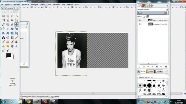Come fare un'intestazione per twitter con GIMP. смотреть онлайн