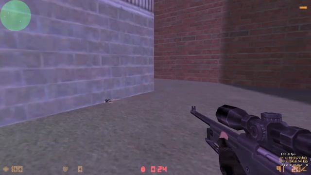 Counter Strike 1.6 gameplay on cs_assault. смотреть онлайн