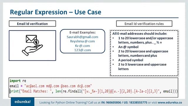 Regular Expressions in Python | Regular Expressions | Python Training | Edureka | Python Rewind - 3 смотреть онлайн