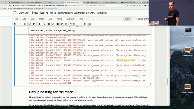 AWS Berlin Summit 2018 - Building and Running Your First ML Application on Amazon SageMaker смотреть онлайн