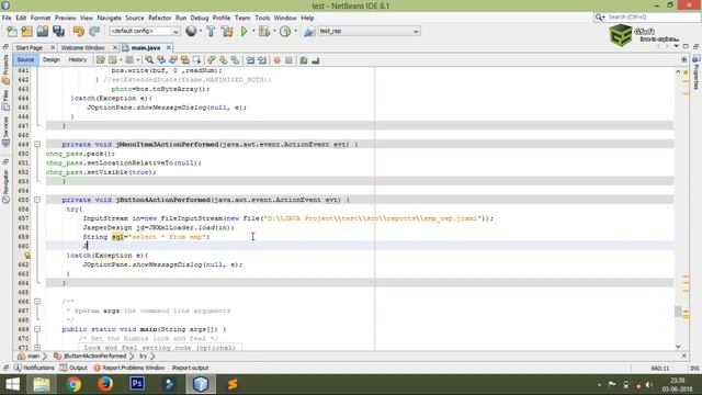 how to run report from java on button click | jasper report tutorial #31 смотреть онлайн