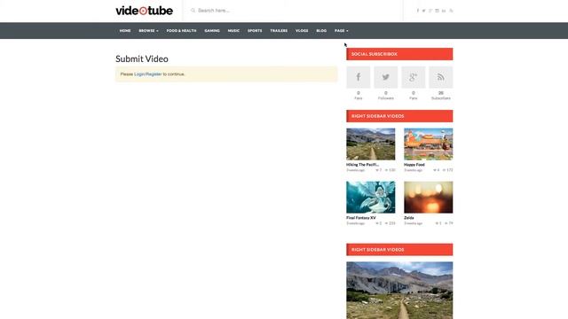 Download 'VideoTube' Responsive Video WordPress Theme смотреть онлайн