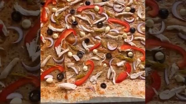 Домашняя ПИЦЦА ?/ Лёгкая пицца на ЛАВАШЕ !!! ОчЕееень вкусно ? смотреть онлайн