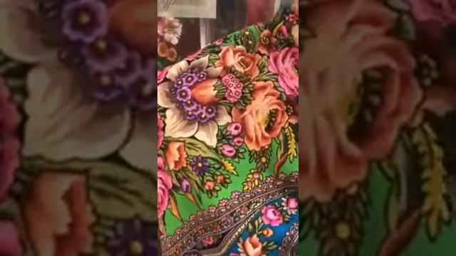 Платок шерстяной, 148/148, автор:Жукова Елена, «Цвет Граната». 26 февраля 2021 г. смотреть онлайн