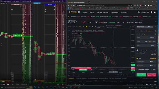 Самая быстрая сделка! Торговля на Binance Futures! По стакану! Скальпинг! Пробитие уровней! смотреть онлайн