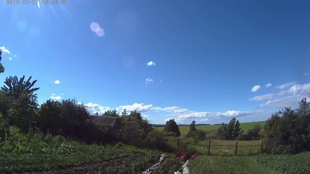 2017.07.07. Таймлапс облачного дня. Timelapse of cloudy day. смотреть онлайн