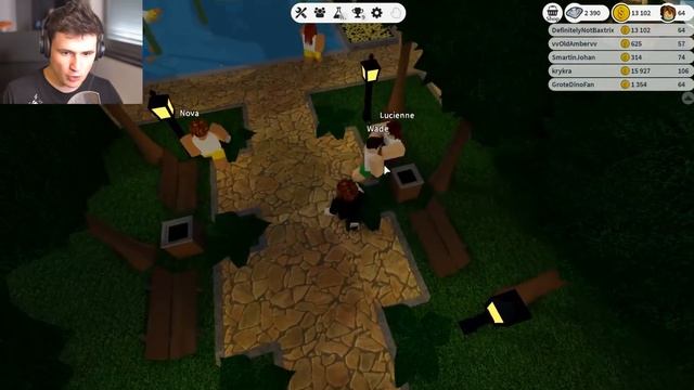 BIGGEST WATER SLIDE POSSIBLE in Water Park World? // Roblox смотреть онлайн