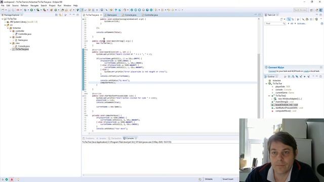 How to build a Tic Tac Toe game in Java смотреть онлайн