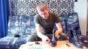 как начистить берцы (обувь) до зеркального блеска