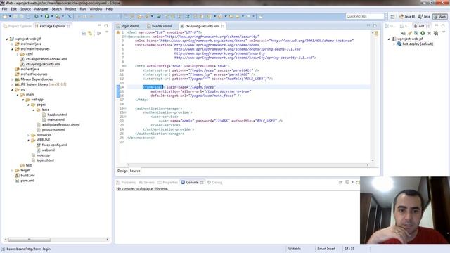 WProject Web JSF (Desenvolvendo o Login e Configurando o Spring Security) - Parte 10 смотреть онлайн