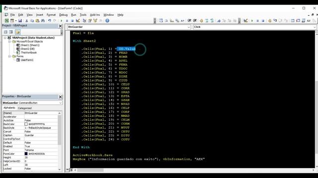 Formulario de Ingreso de Datos con VBA Excel смотреть онлайн