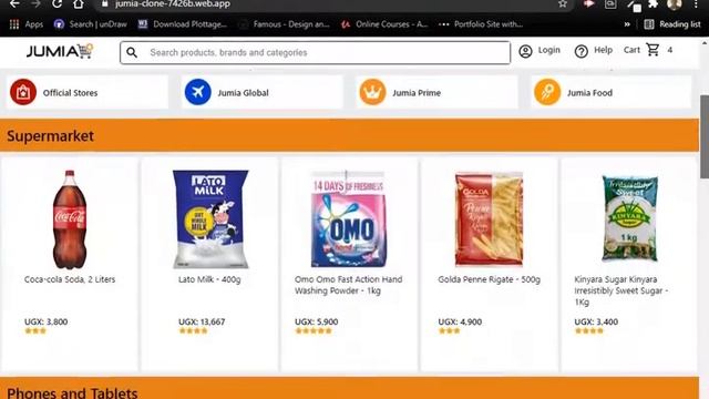 JUMIA CLONE FRONT-END:A clone I built with React JavaScript using Context API смотреть онлайн