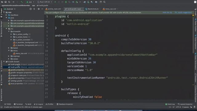 Android - SmoothBottomBar смотреть онлайн