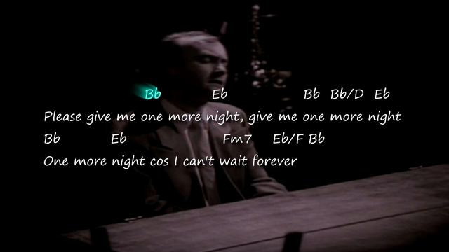 Phil Collins - One More Night - Chords & Lyrics смотреть онлайн