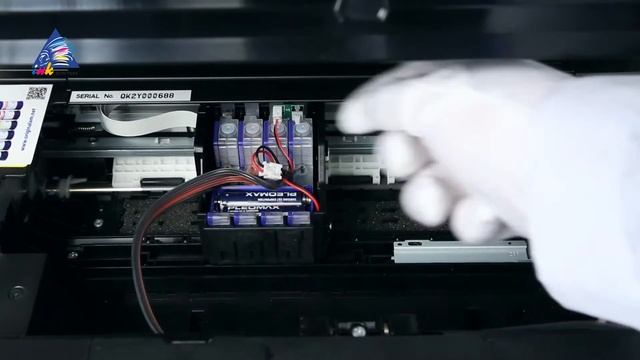 Установка СНПЧ на МФУ Epson WorkForce WF-2540 смотреть онлайн