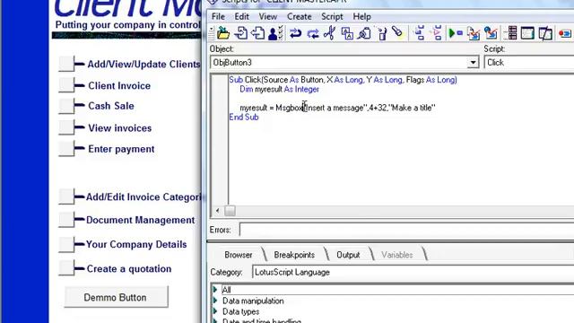 Mesage box in lotus script смотреть онлайн