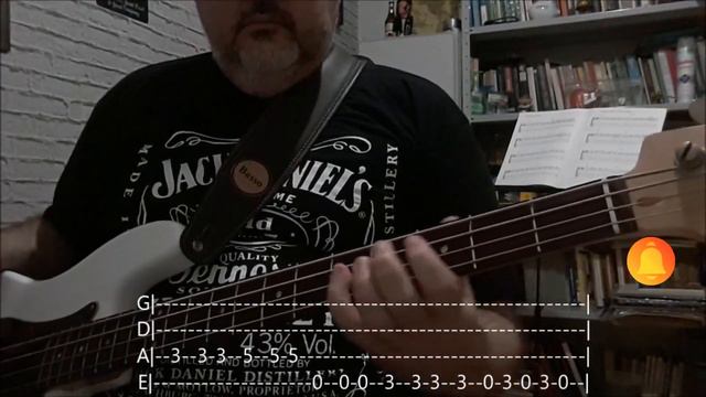 Creedence Clearwater Revival - Who`ll Stop The Rain (#basscover with tabs) смотреть онлайн