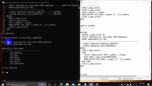 11. Cursors in Oracle PL/SQL || Introduction to PL SQL Cursor || Oracle PL/SQL Bangla Tutorial смотреть онлайн